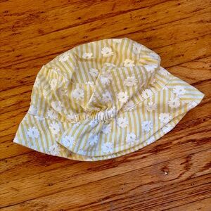 Charming Kids Floral Striped Hat